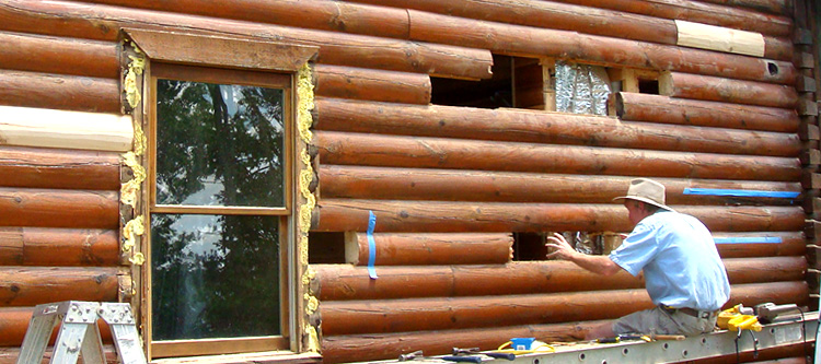 Log Home Repair Minford, Ohio