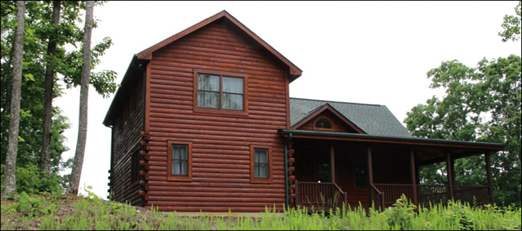 Professional Log Home Borate Application  Scioto County, Ohio