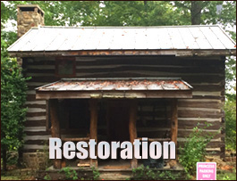 Historic Log Cabin Restoration  Scioto County, Ohio